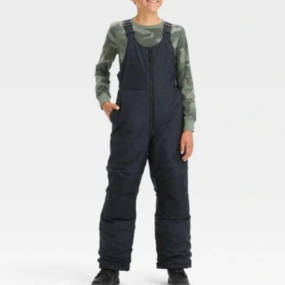 Snow-Pants Bibs XS M L XL Kids Insulated Water Wind Resistant Snowboard Ski Sled - Picture 1 of 7